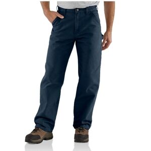 Carhartt Men's Washed Duck Loose Fit Dungaree navy pants new 30 30